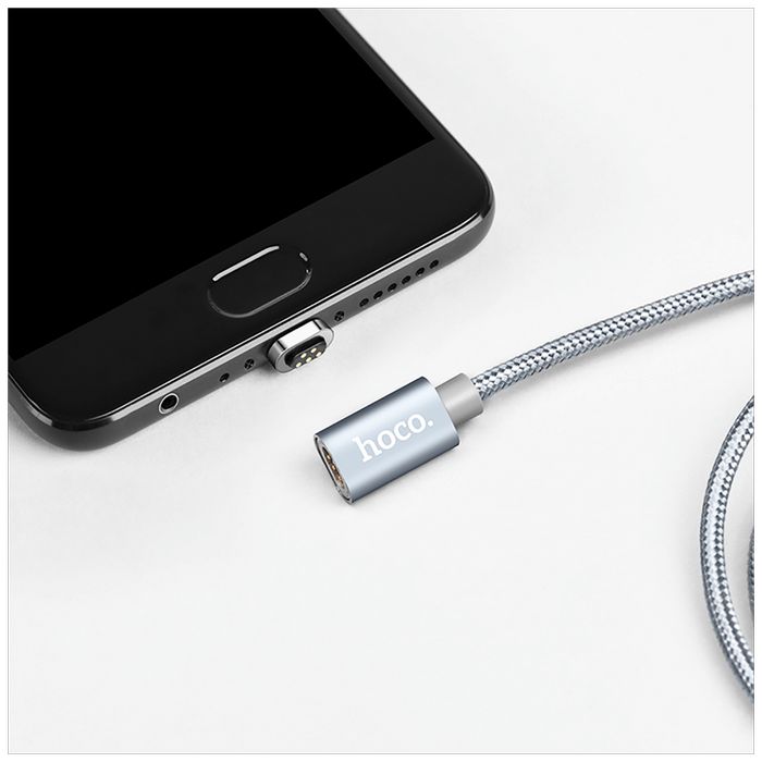 hoco. USB kabel za smartphone, metal magnetic, micro USB, 2.0 A - U40A Magnetic microUSB