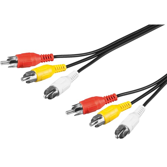 ZED electronic Činč kabel 1.5 met., 3 x RCA - AVK/1,5