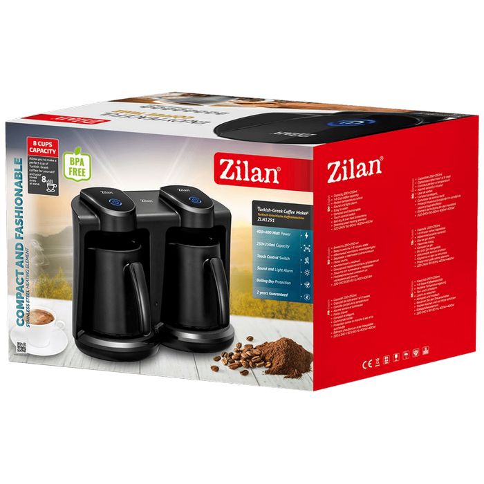 Zilan Aparat za tursku kavu, 400W + 400W, 8 šalica - ZLN1291