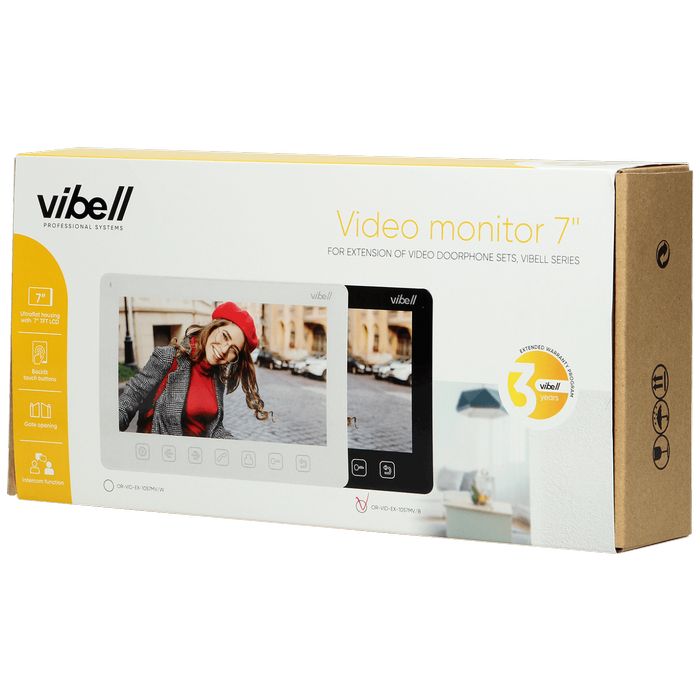 Vibell Video interfon, unutarnja jedinica, Vibell series - OR-VID-EX-1057MV/B