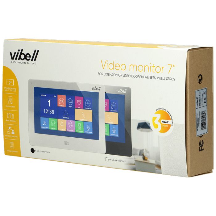 Vibell Video interfon, unutarnja jedinica, Vibell series - OR-VID-EX-1060PMV/W