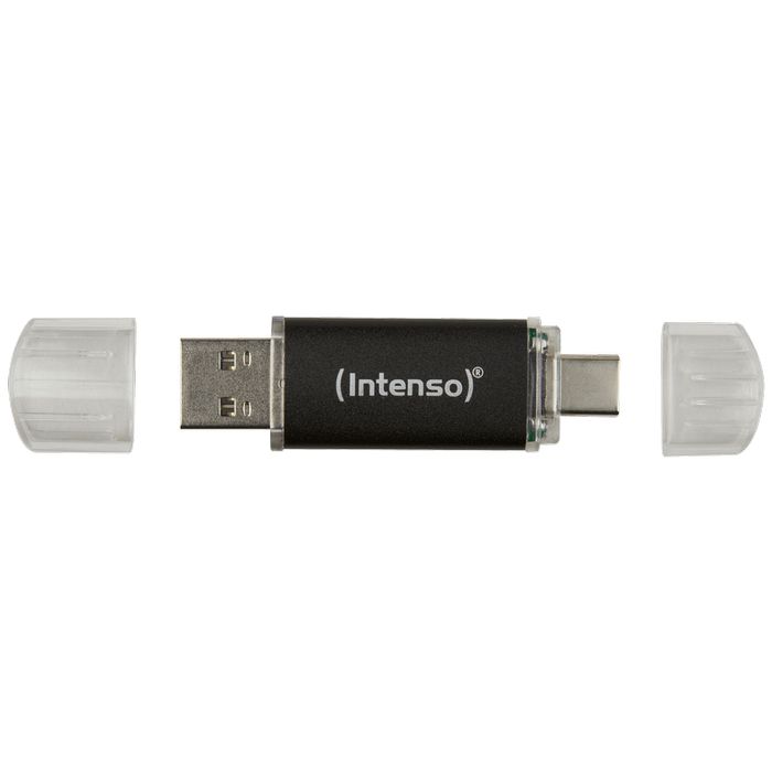 (Intenso) USB Flash drive 64GB, USB 3.2, USB-C, USB-A, Twist Line - USB3.2-64GB/Twist Line