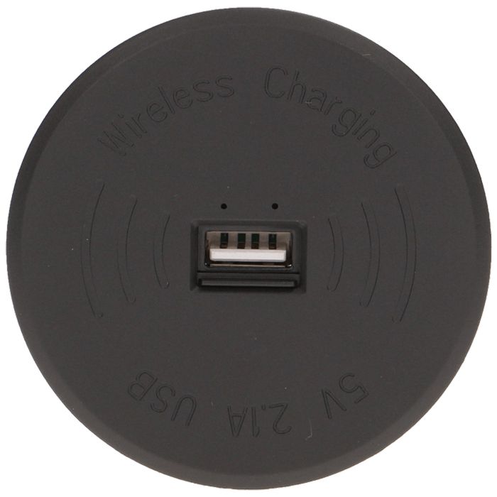 Orno Bežični punjač sa USB utorom, ugradbena - OR-AE-1367/B