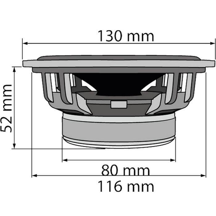 SAL Auto zvučnici, set, 130mm, 2x75W, 4 Ohm - CX 504