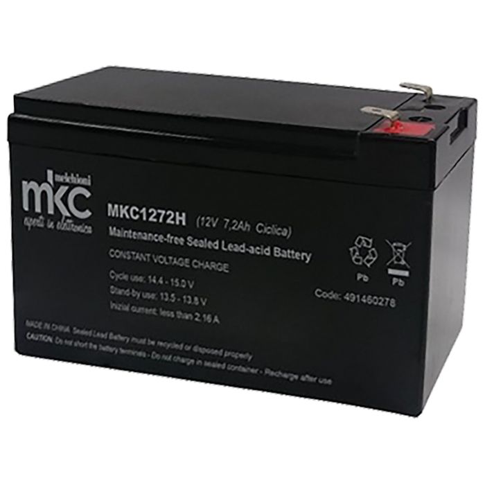 MKC Baterija akumulatorska, premium, 12V / 7.2Ah - MKC1272H