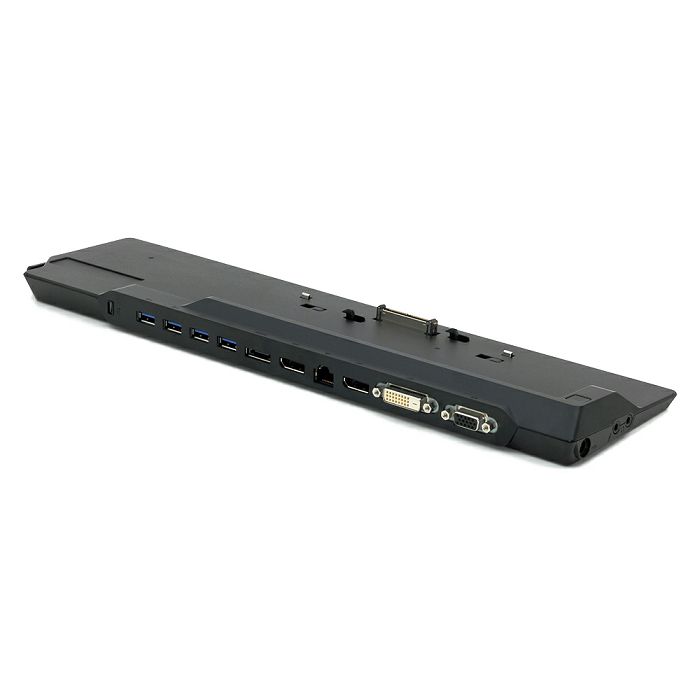 Fujitsu Lifebook T7, E5, E7 series, Celsius H730, H760 DockStation; bez adaptéra;4x USB 3.0, 1x eSATA, 2x DisplayPort, 1x VGA, 1x DVI, 1x RJ-45, Audio in/out - Premium Obnovljeno