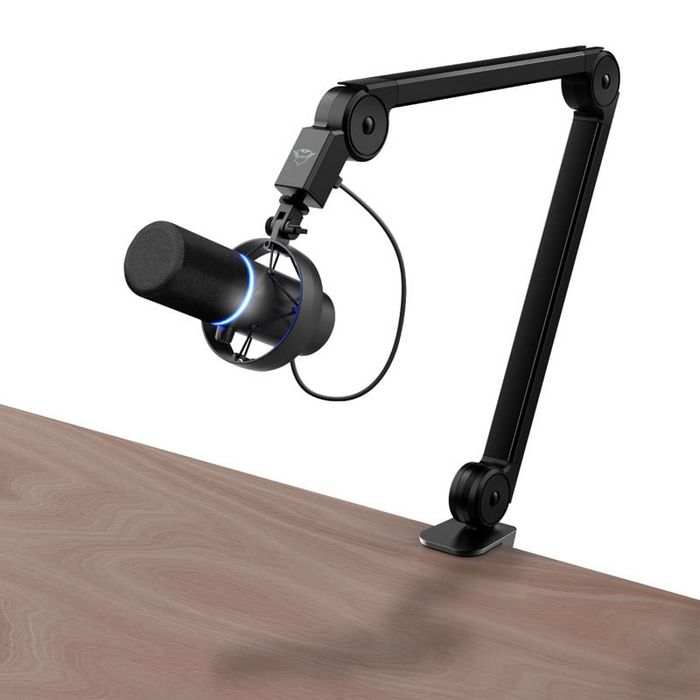Trust GXT 265 Cintar Headphone Stand + GXT 255+ ONYX Professional Microphone with Arm-GABU-294
