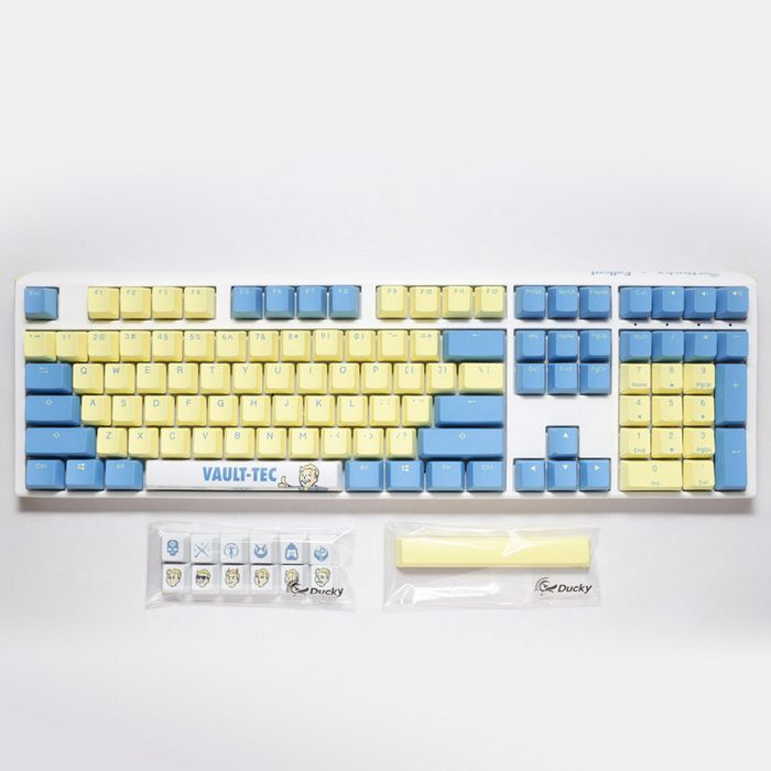 Ducky x Fallout Vault-Tec Limited Edition One 3 Gaming Keyboard + Mousepad - MX-Red (US)-GABU-449