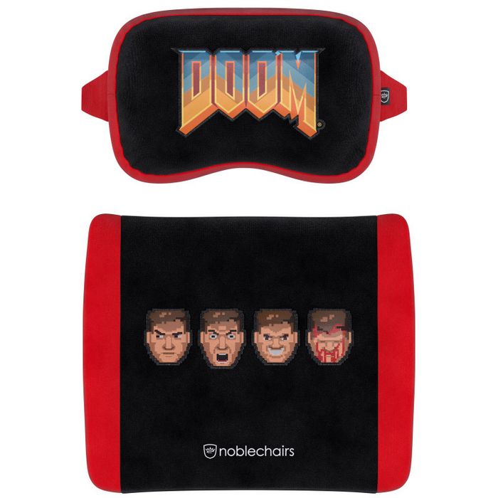 noblechairs Memory Foam Pillow Set - DOOM Retro Edition-NBL-SP-PST-030