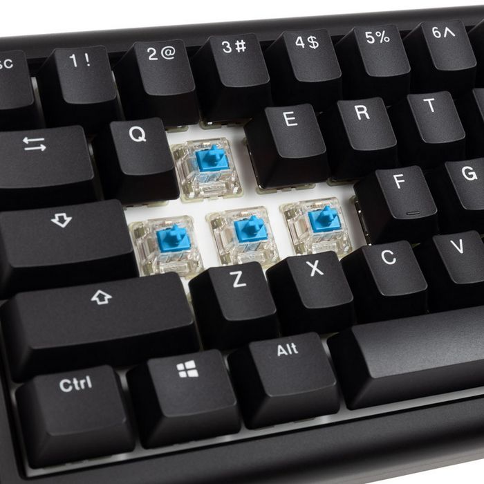 Ducky Tinker65 Gaming Keyboard, MX-Blue (ANSI)-PKTI2367AST-CCUSPDOECLAAH1