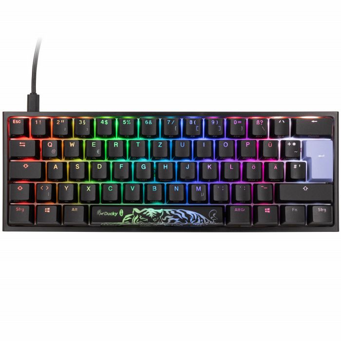 Ducky One 2 Pro Mini Gaming Tastatur, RGB LED - Cherry Black-DKON2061ST-ADEPDAZT2