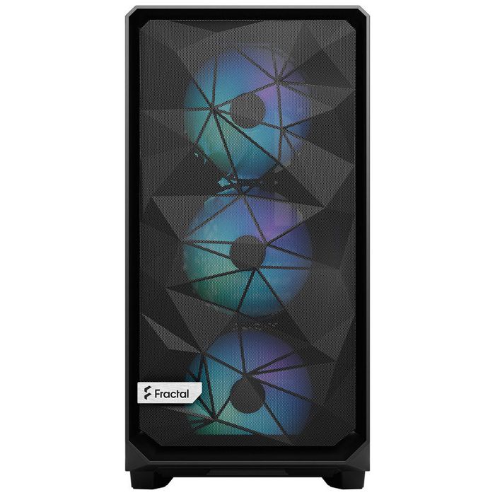Fractal Design Meshify 2 Lite RGB Midi Tower Light Tint, Tempered Glass, black FD-C-MEL2A-05