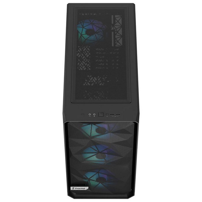Fractal Design Meshify 2 Lite RGB Midi Tower Light Tint, Tempered Glass, black FD-C-MEL2A-05