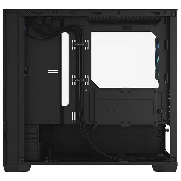 Fractal Design Pop Mini Air RGB Clear Tint Micro-ATX case, tempered glass - black-FD-C-POR1M-06