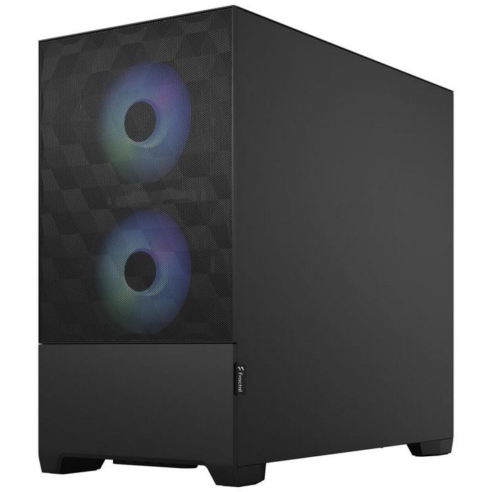 Fractal Design Pop Mini Air RGB Clear Tint Micro-ATX case, tempered glass - black-FD-C-POR1M-06