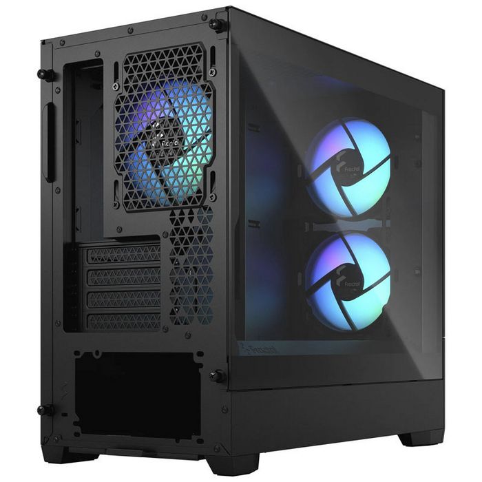 Fractal Design Pop Mini Air RGB Clear Tint Micro-ATX case, tempered glass - black-FD-C-POR1M-06