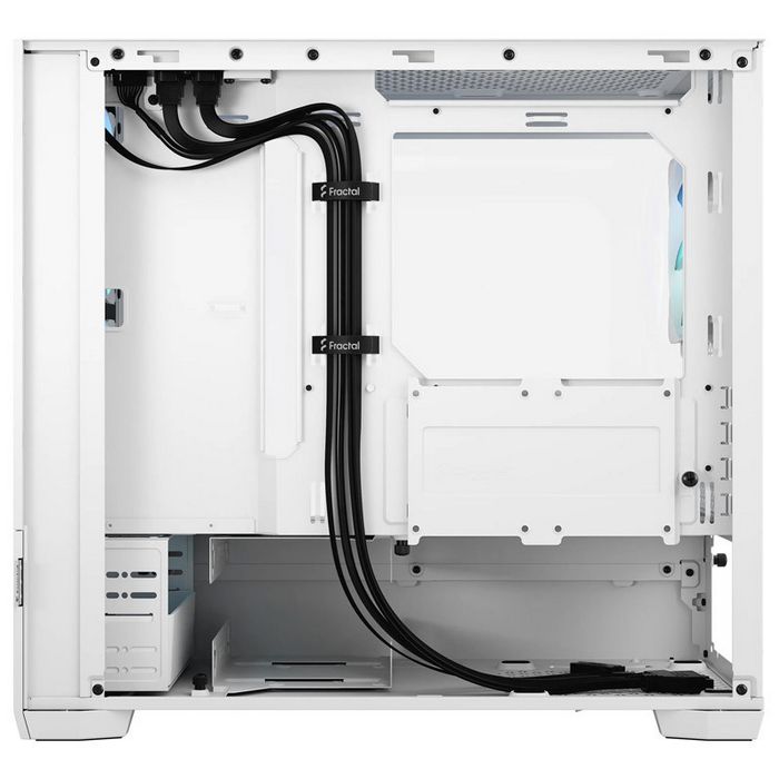 Fractal Design Pop Mini Air RGB Clear Tint Micro-ATX case, tempered glass - white-FD-C-POR1M-01