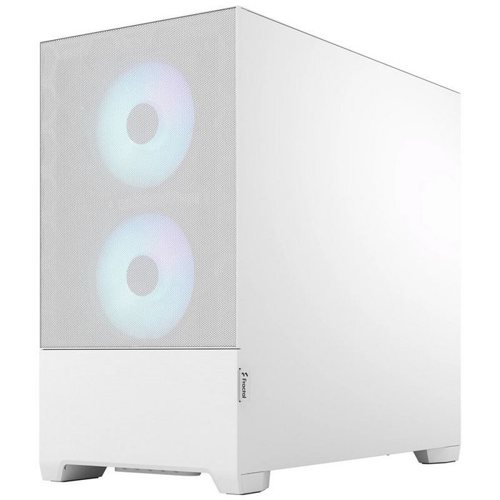 Fractal Design Pop Mini Air RGB Clear Tint Micro-ATX case, tempered glass - white-FD-C-POR1M-01