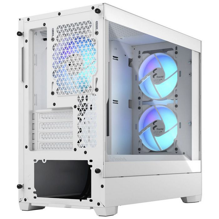 Fractal Design Pop Mini Air RGB Clear Tint Micro-ATX case, tempered glass - white-FD-C-POR1M-01