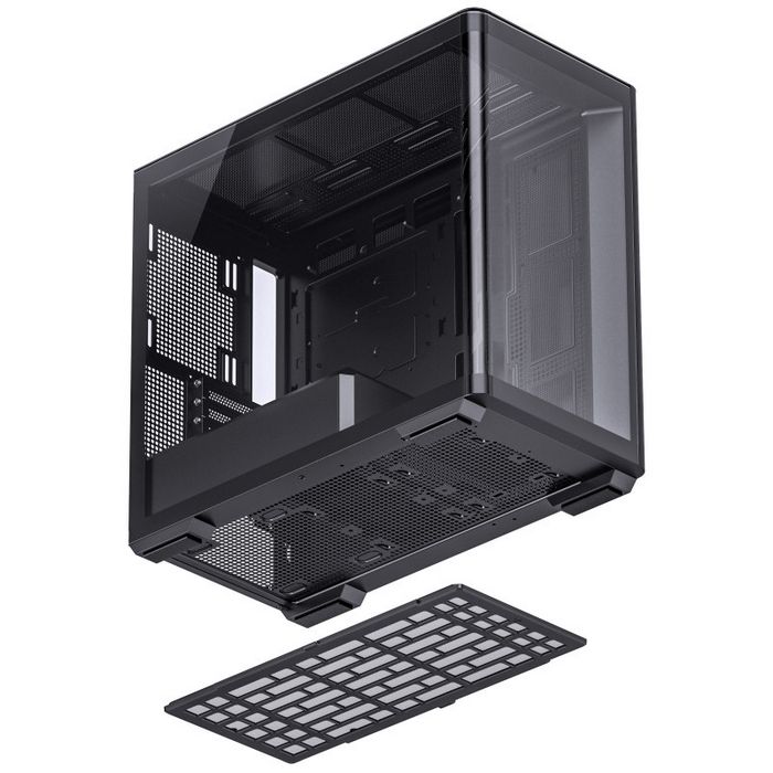 Jonsbo D300 Midi-Tower, 270 Grad, Tempered Glass - black D300 BLACK