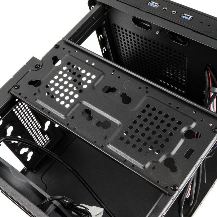 Kolink Satellite Mini-ITX / Micro-ATX case - black SATELLITE
