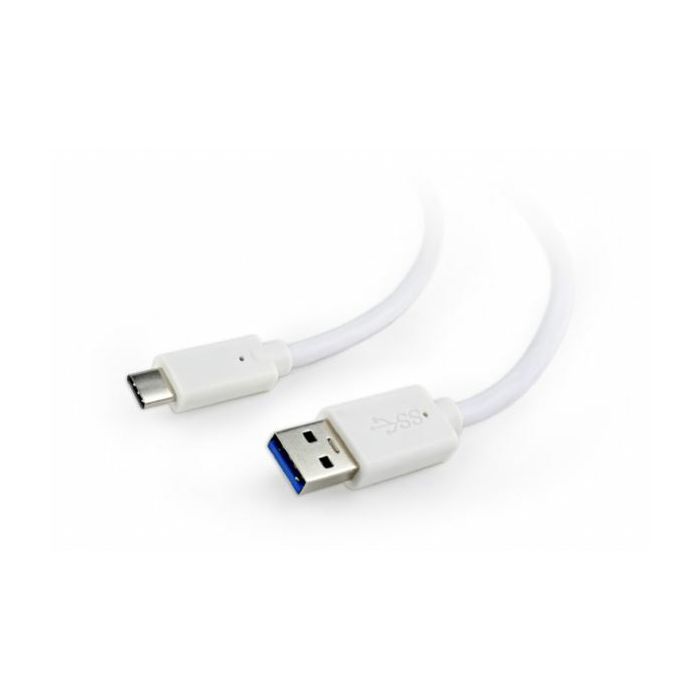 Gembird USB 3.0 AM to Type-C cable (AM CM), 1m, white