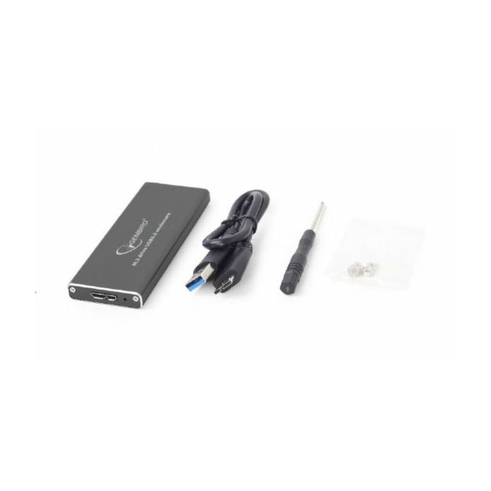 Gembird M.2 drive USB 3.0 enclosure, black