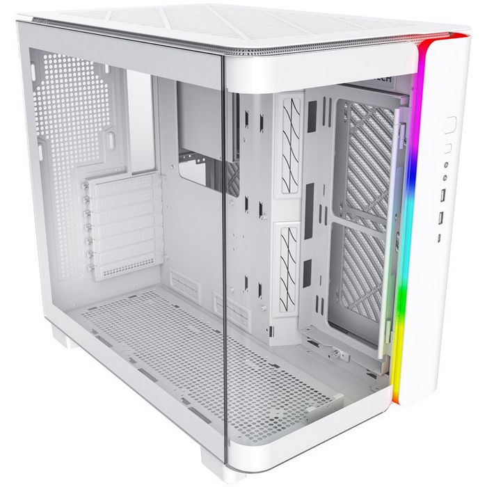 Montech KING 95 Midi-Tower, Tempered Glass, ARGB - white KING95W