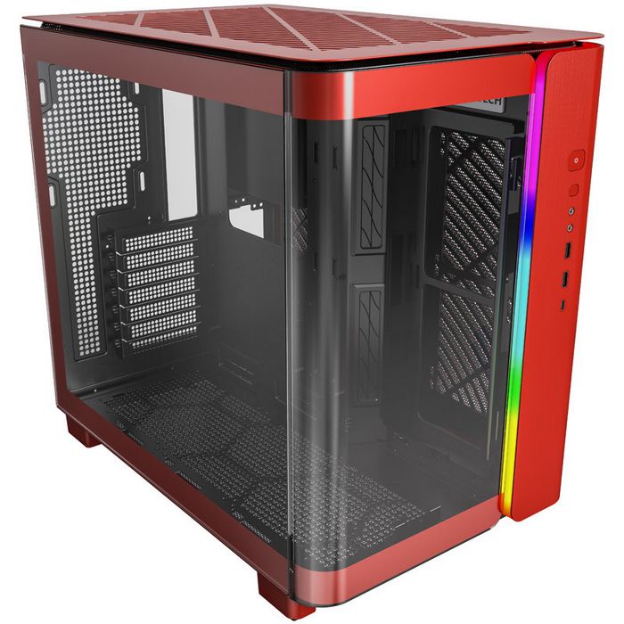 Montech KING 95 Midi-Tower, Tempered Glass, ARGB - red KING95R