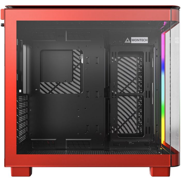 Montech KING 95 Midi-Tower, Tempered Glass, ARGB - red KING95R