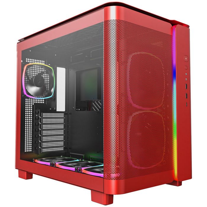 Montech KING 95 PRO Midi-Tower, Tempered Glass, ARGB - red KING95PROR