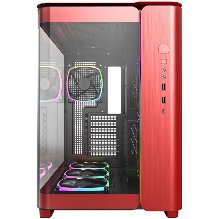 Montech KING 95 PRO Midi-Tower, Tempered Glass, ARGB - red KING95PROR