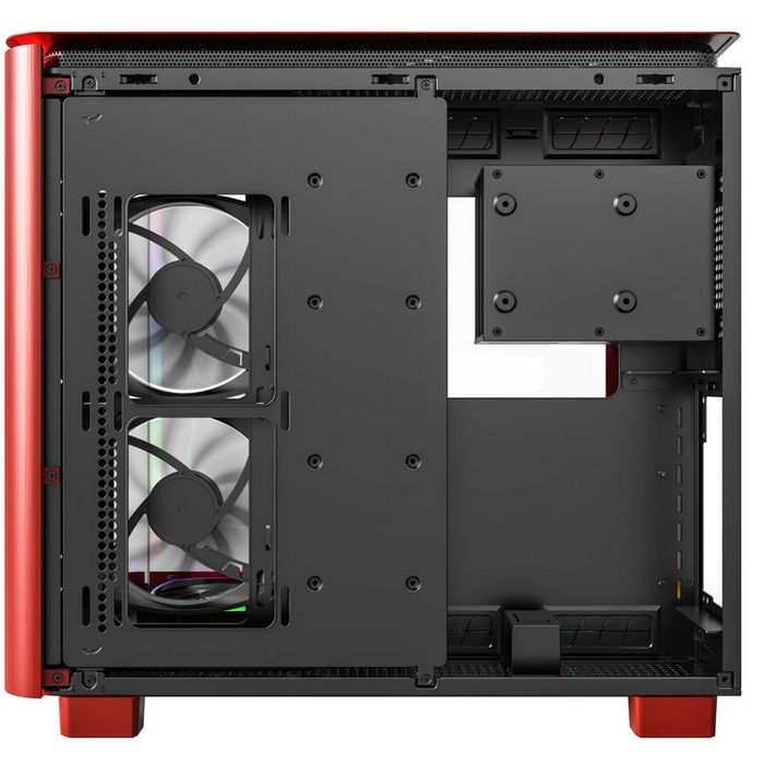 Montech KING 95 PRO Midi-Tower, Tempered Glass, ARGB - red KING95PROR