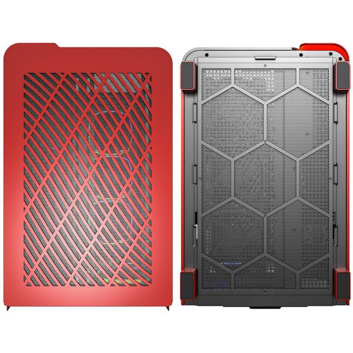 Montech KING 95 PRO Midi-Tower, Tempered Glass, ARGB - red KING95PROR