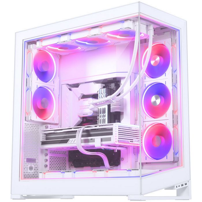 PHANTEKS NV9 Premium DRGB Kit + Power-Hub, 3x for outer frame, 1x Motherboard cable cover - white-PH-PLEDKT_NV9_DWT01