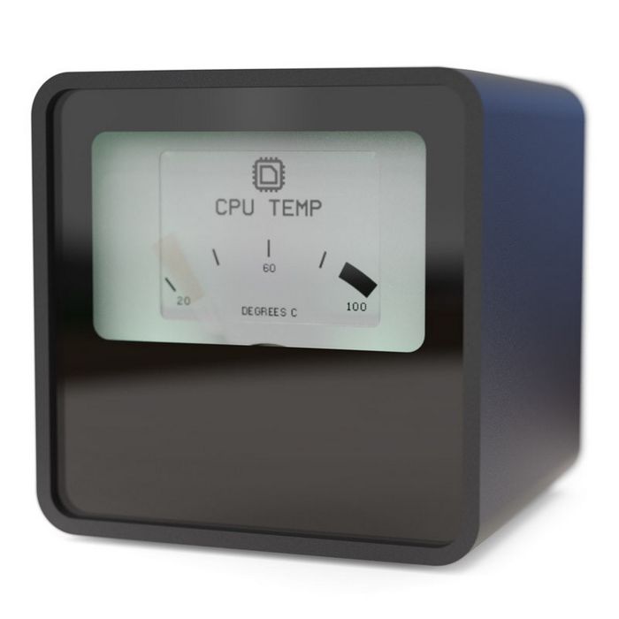 Streacom VU1-Dial - black-ST-VU1B-DIAL