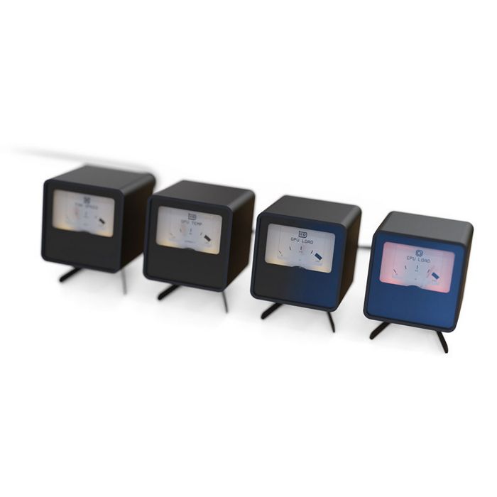 Streacom VU1-Dial - black-ST-VU1B-DIAL