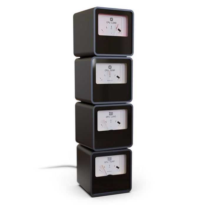 Streacom VU1-Dial - black-ST-VU1B-DIAL