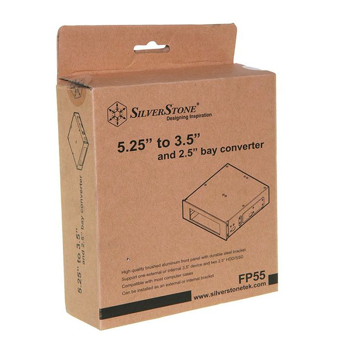 SilverStone SST-FP55B Montagerahmen - black SST-FP55B