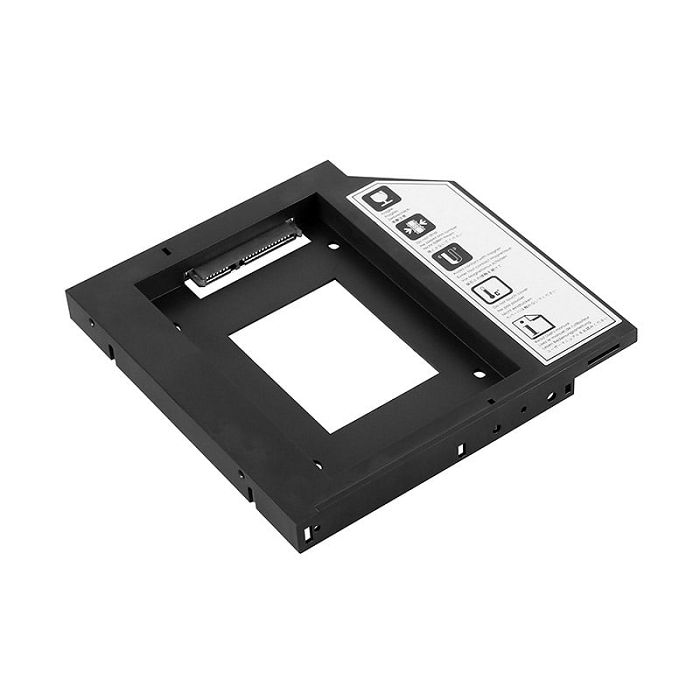 SilverStone TS06, 2,5 Zoll in Slim ODD Slot/External ODD Case - black SST-TS06B