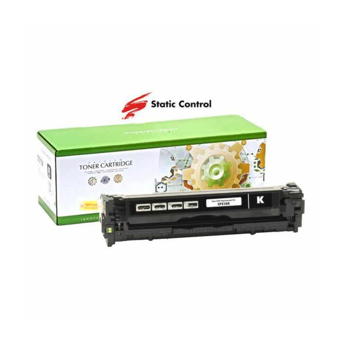 Toner Static Control HP Canon CB540A CE320A CF210X CRG-716B 731HB Black UNIVERSAL