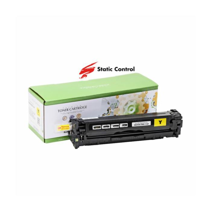 Toner Static Control HP Canon CB542A CE322A CF212A CRG-716Y CRG-731Y Yellow UNIVERSAL
