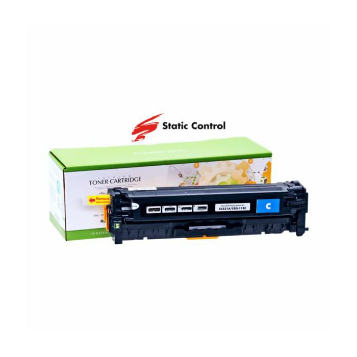 Toner Static Control HP Canon CC531A Cyan