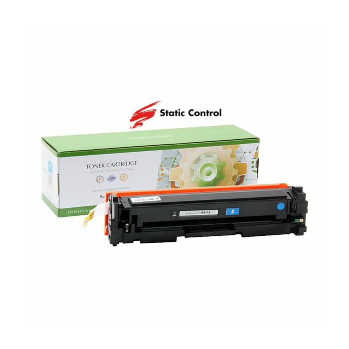 Toner Static Control HP Canon CF411A Cyan