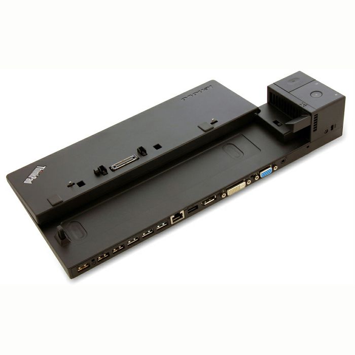 Lenovo ThinkPad Pro Dock 40A1; bez adaptéra a kľúča;Thinkpad L440, L450, L540, L550, T440, T450, T540, T550, X240 ... - Premium Obnovljeno