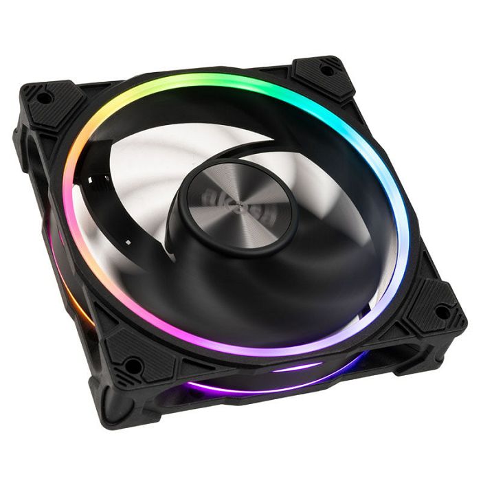 Akasa SOHO AR Addressable RGB fan, black - 120mm AK-FN108