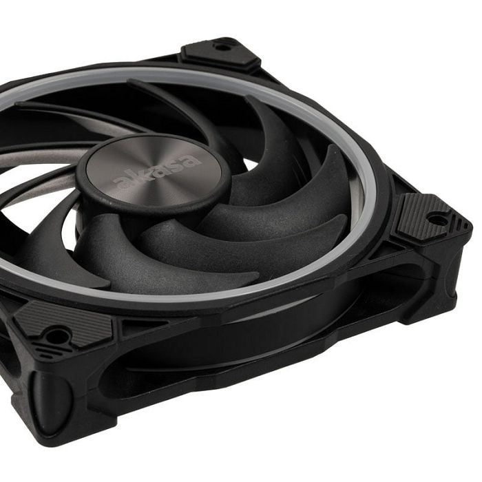 Akasa SOHO AR Addressable RGB fan, black - 120mm AK-FN108