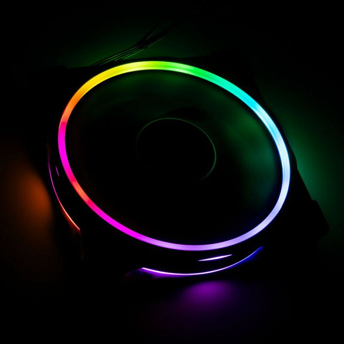 Akasa SOHO AR Addressable RGB fan, black - 120mm AK-FN108