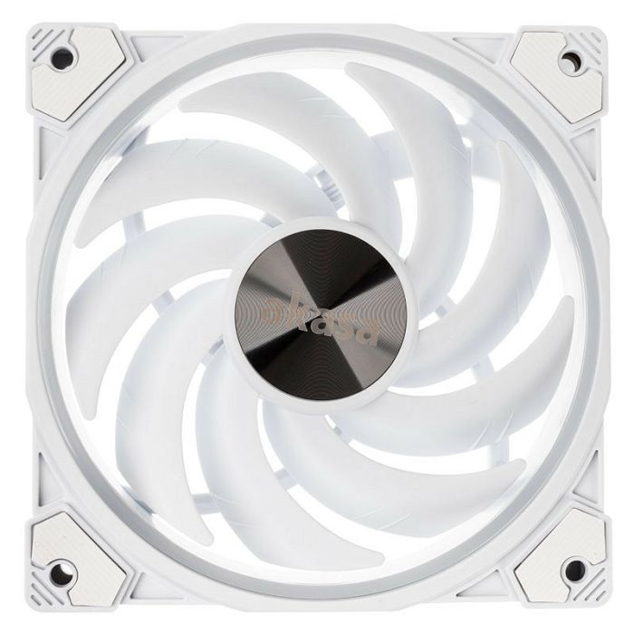 Akasa SOHO AR Addressable RGB fan, white - 120mm AK-FN108-WH