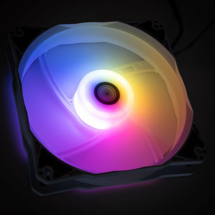 Bitspower Notos 120mm ARGB fan - white BPTA-FX1812NTWH-1